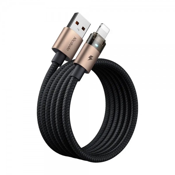 Mcdodo CA-6911 USB-A to Lightning Transparent Cable With Charging Ligh…