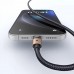 Mcdodo CA-6911 USB-A to Lightning Transparent Cable With Charging Light Gold