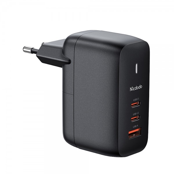 Mcdodo CH-0291 GaN 65W 2xType-C 1xUSB Hızlı Çoklu Şarj Adaptörü - Si… Mcdodo CH-0291 GaN 65W 2xType-C 1xUSB Hızlı Çoklu Şarj Adaptörü - Si…