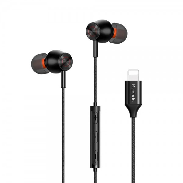 Mcdodo HP-3480 iPhone Lightning Kablolu Kulaklık - Siyah… Mcdodo HP-3480 iPhone Lightning Kablolu Kulaklık - Siyah…