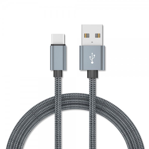 Mosidun Type-C Hızlı Şarj ve Data Kablo Dayanıklı 2mt D7 Silver…