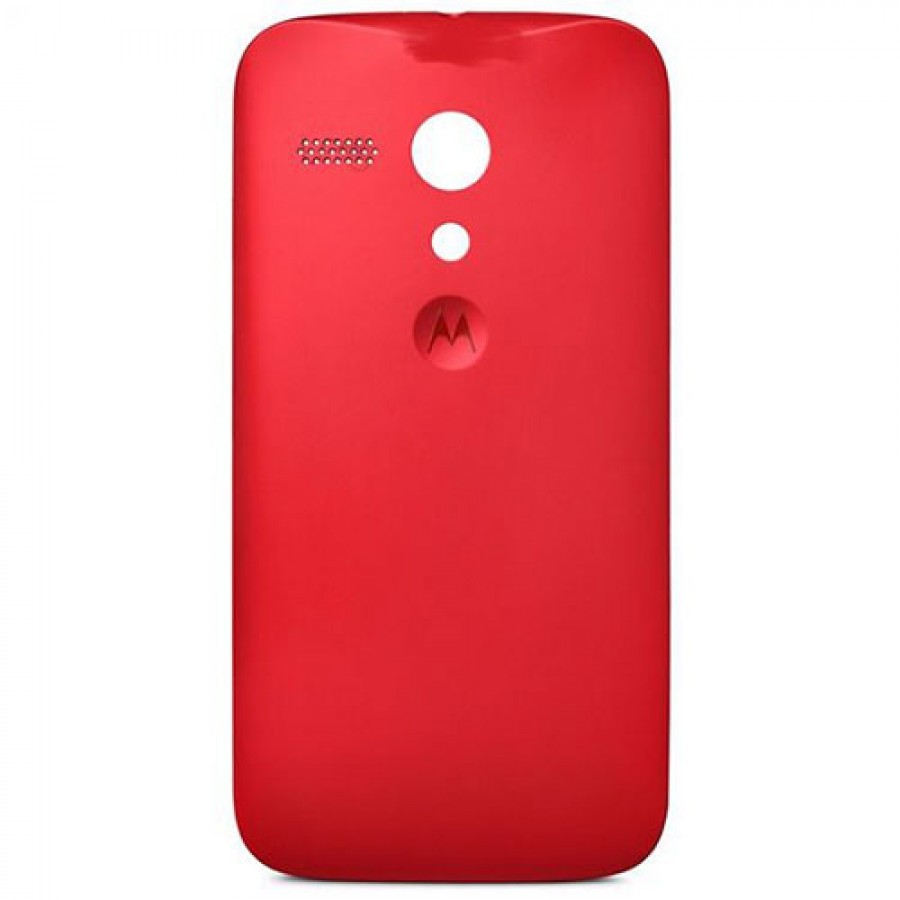 Motorola Moto G Arka Kapak Batarya Pil Kapağı Kırmızı