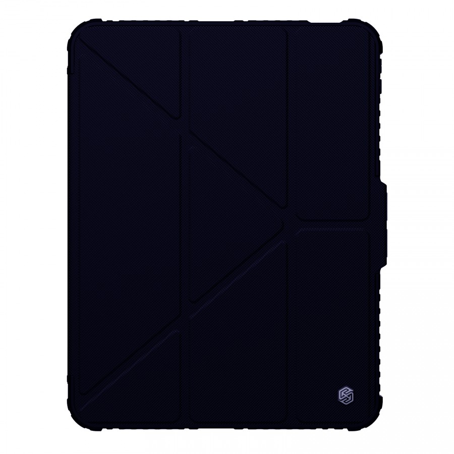 Nillkin iPad Air 13 2024 Standlı Bumper Smart Cover Tablet Kılıf Lacivert 