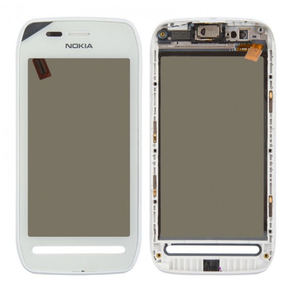 Nokia 603 Dokunmatik Ön Panel Çıtalı Orj - Beyaz…
