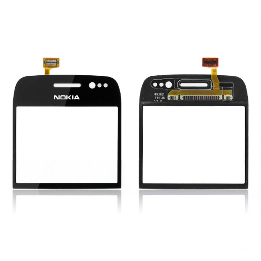 Nokia E6 Dokunmatik Ön Cam Orj - Siyah