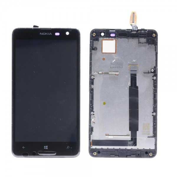 Nokia Lumia 625 Ekran Dokunmatik Çıtalı Komple - Siyah…
