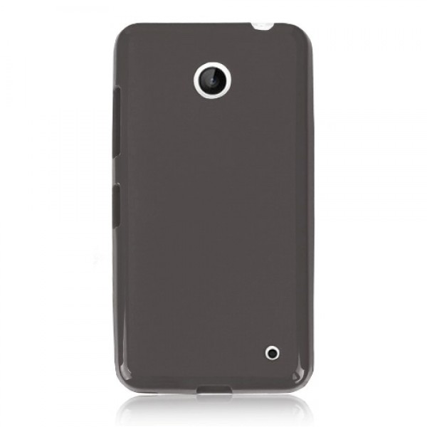 Nokia Lumia 630 Kılıf Soft Silikon Şeffaf-Siyah Arka Kapak…