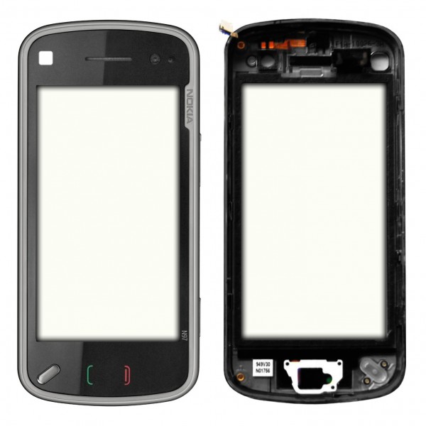 Nokia N97 Dokunmatik Ön Panel Çıtalı Orj - Siyah