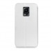 Samsung Note 4 (N910) Yan Kapaklı Kenar Göstergeli Kılıf Beyaz
