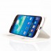 Samsung Galaxy Note EDGE (N915) Gizli Mıknatıslı Pencereli Magnum Kılıf Beyaz