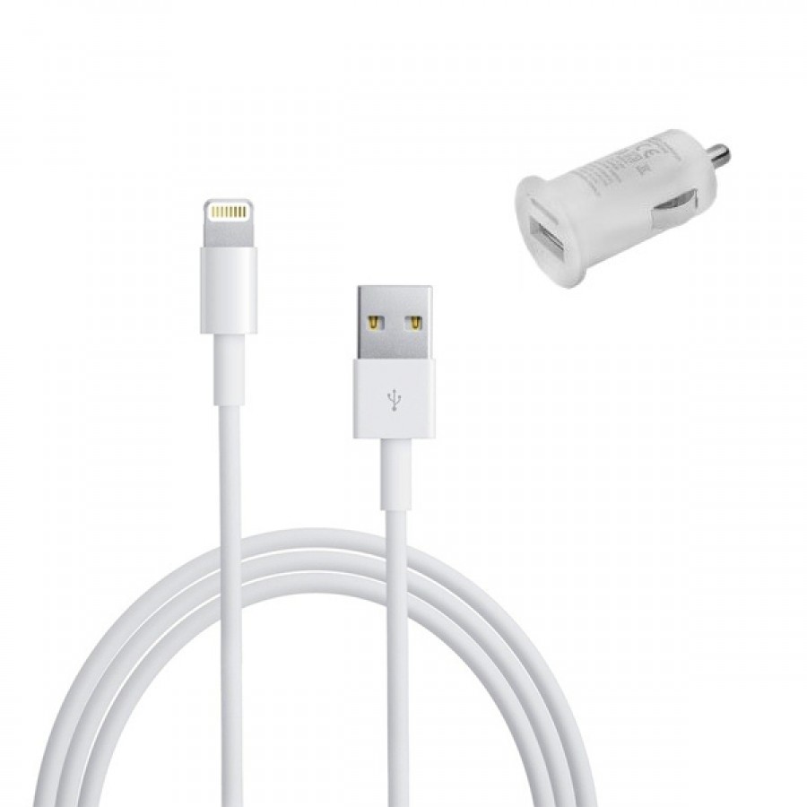 NoTech Araç Şarj Aleti ve Lightning Kablo Set 1A YXT-096A