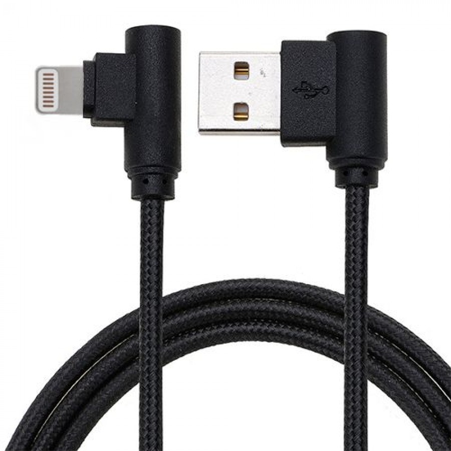 NoTech iPh Lightning L-Type Kırılmaz USB Kablo Siyah NoTech iPh Lightning L-Type Kırılmaz USB Kablo Siyah