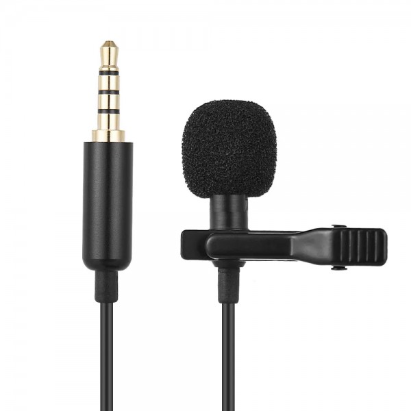 NoTech Lavalier 3.5mm Jack Girişli 2m Kablolu Yaka Mikrofonu…
