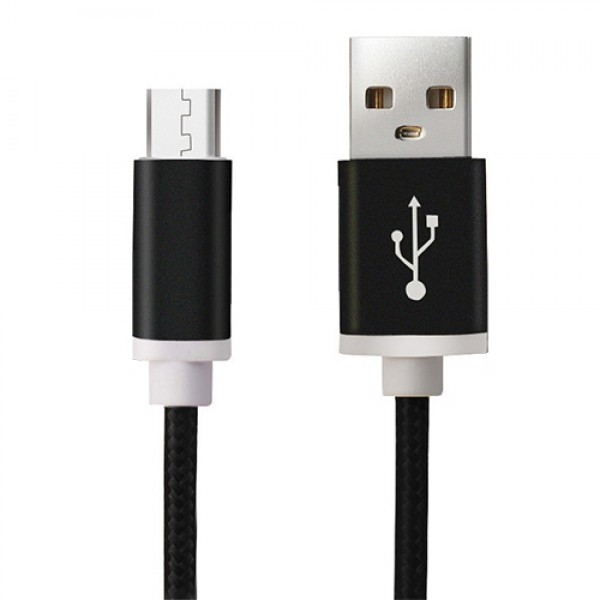 NoTech Micro USB Girişli Kırılmaz USB Kablo 20 cm Siyah…