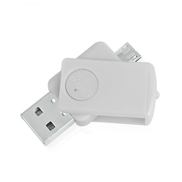 NoTech Micro + USB Kart Okuyucu OTG Smart Beyaz…
