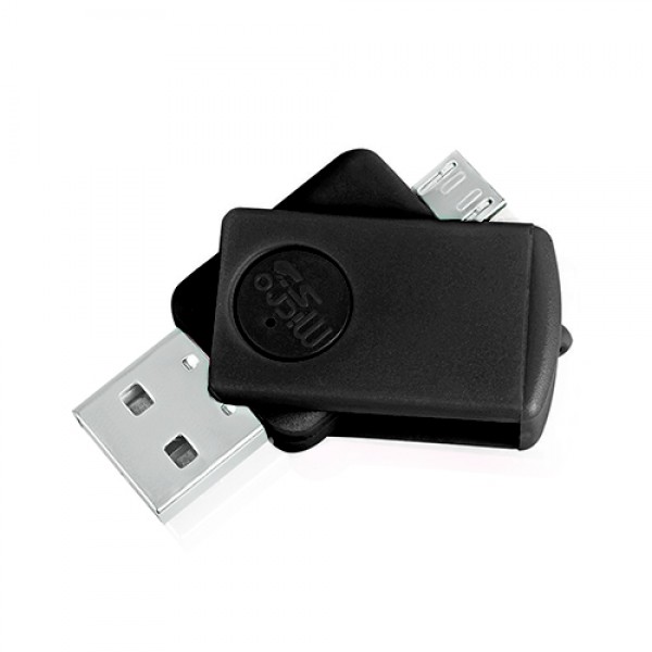 NoTech Micro + USB Kart Okuyucu OTG Smart Siyah…