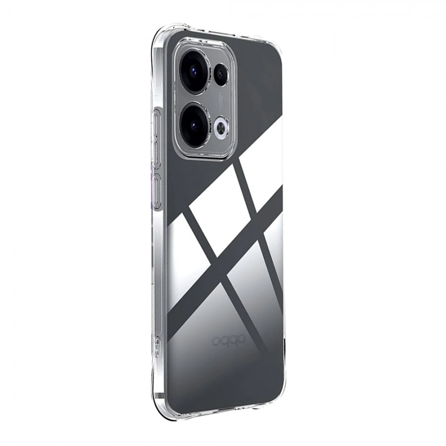 Oppo A6 Pro 4G Kılıf Kamera Korumalı Silikon Şeffaf Arka Kapak