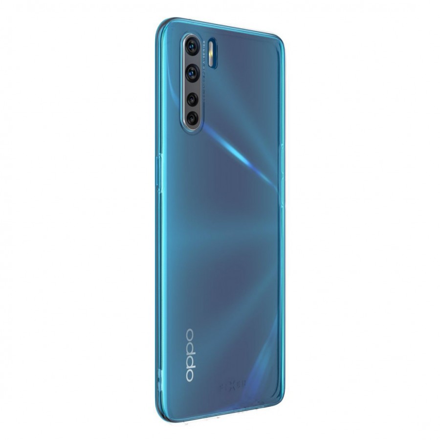 Oppo A91 Kılıf FitCase Toz Koruma Tıpalı Şeffaf Arka Kapak