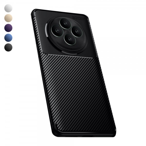 Oppo Reno 11 FS Kılıf Focus Carbon Desen Silikon Kapak…