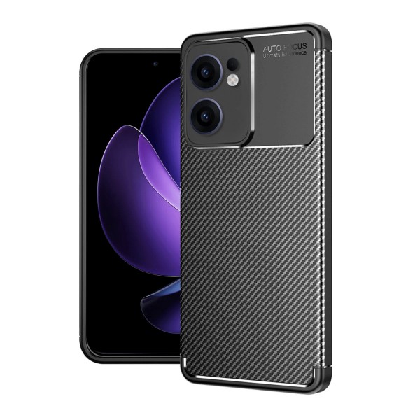 Oppo Reno 13F Kılıf Focus Carbon Desen Silikon Kapak&hellip;