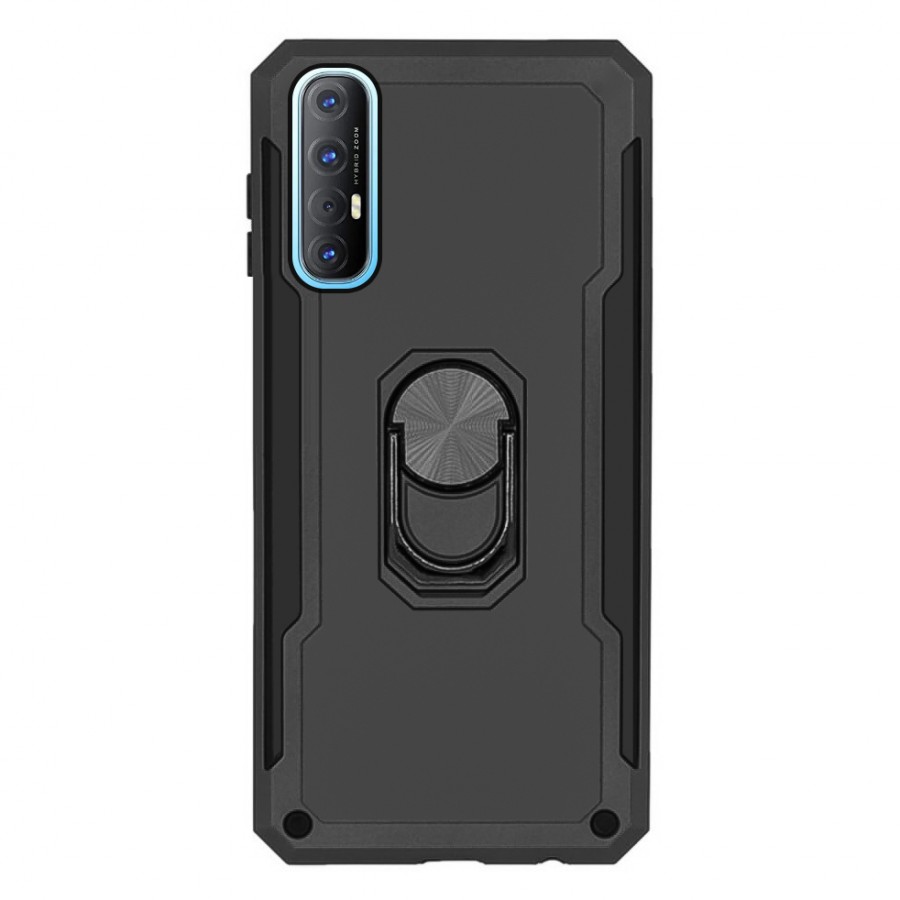 Oppo Reno 3 Pro Kılıf Panzer Ring Tam Koruma Arka Kapak