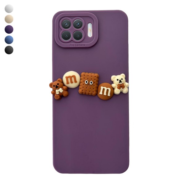 Oppo Reno4 Lite Kılıf 3D M Bear Kamera Korumalı Silikon Kapak…
