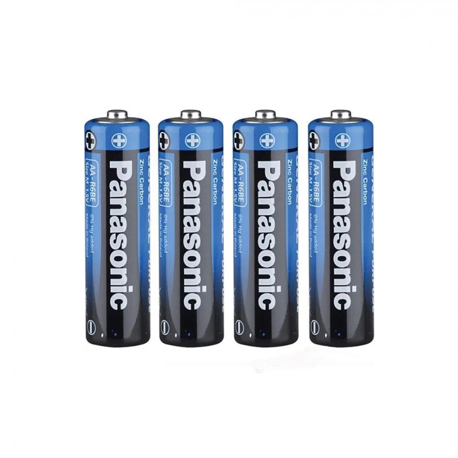 Panasonic General Purpose R6BE 1.5V Zinc Carbon AA Kalem Pil 4 Adet