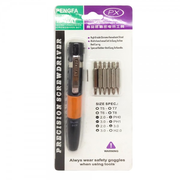Pengfa 8809D Hassas 12in1 Tornavida Seti (7 Parça Set)…