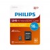 Philips 16GB Micro SDHC Class10 UHS-I U1 Adaptörlü Hafıza Kartı
