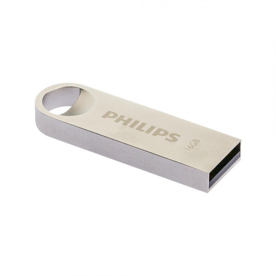 Philips 16GB USB 2.0 Moon Klasik USB Bellek - USB Flash Drive - Gümüş Philips 16GB USB 2.0 Moon Klasik USB Bellek - USB Flash Drive - Gümüş