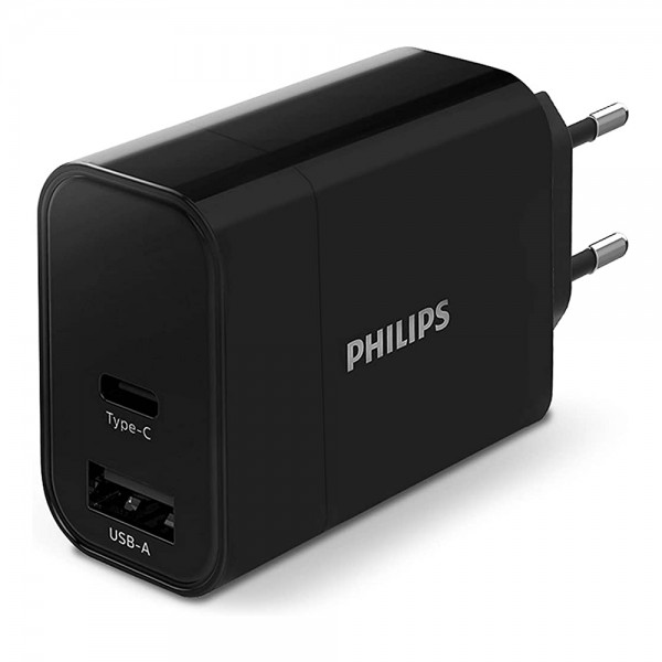 Philips DLP2621 30W Hızlı USB ve Type-C Çıkışlı Şarj Adaptör�…
