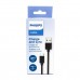 Philips DLC3541A 45W USB to Type-C Şarj Kablosu 1.2m