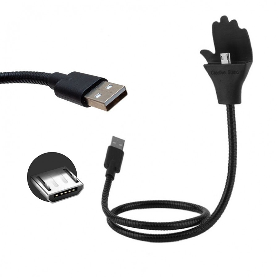 Powermaster 1626 Micro USB-USB Girişli Akrobatik Telefon Tutucu