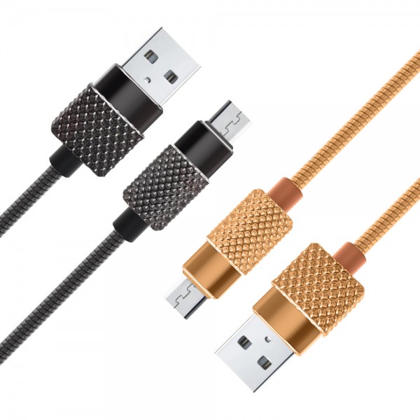 Powermaster 2372 Micro USB Metal Şarj ve Data Kablosu 1mt 3A…