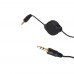 Powermaster 31413 Makaralı 3.5mm AUX Ses Kablosu 70cm