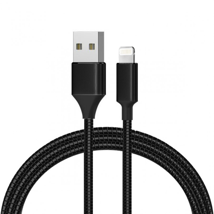 Powermaster 3800 Lightning Metal Şarj ve Data Kablosu 1mt 2.1A