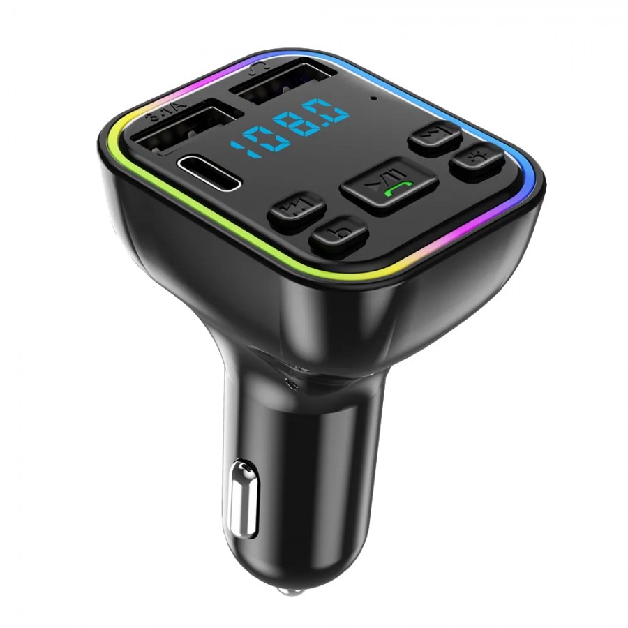 PSL G38 RGB Ledli 2 USB Çıkışlı Led Ekranlı FM Transmitter PSL G38 RGB Ledli 2 USB Çıkışlı Led Ekranlı FM Transmitter