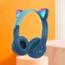 PSL P47M Cat Ear Kedi Kulaklı Kulak Üstü Kablosuz Bluetooth Kulaklık