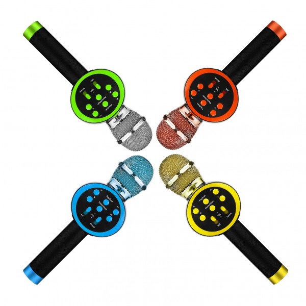 PSL V11 Bluetooth Kablosuz Karaoke Mikrofon BT/SD/USB/AUX