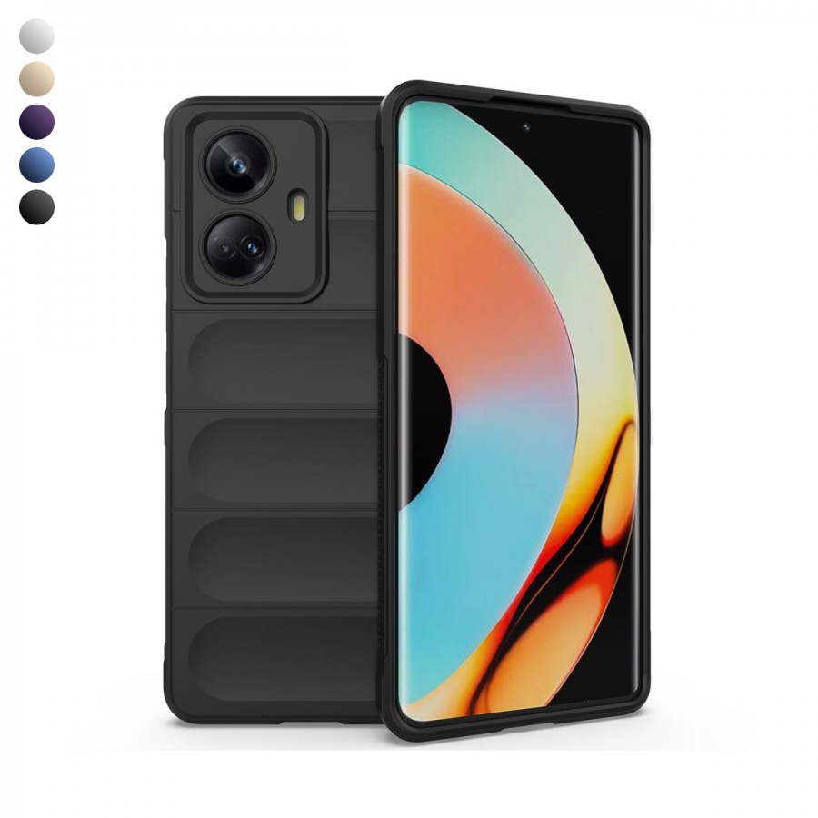 Realme 10 Pro Plus 5G Kılıf Optimum Lens Çerçeveli Silikon Kapak