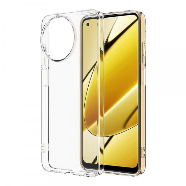 Realme 11 Kılıf Kamera Korumalı Silikon Şeffaf Arka Kapak…