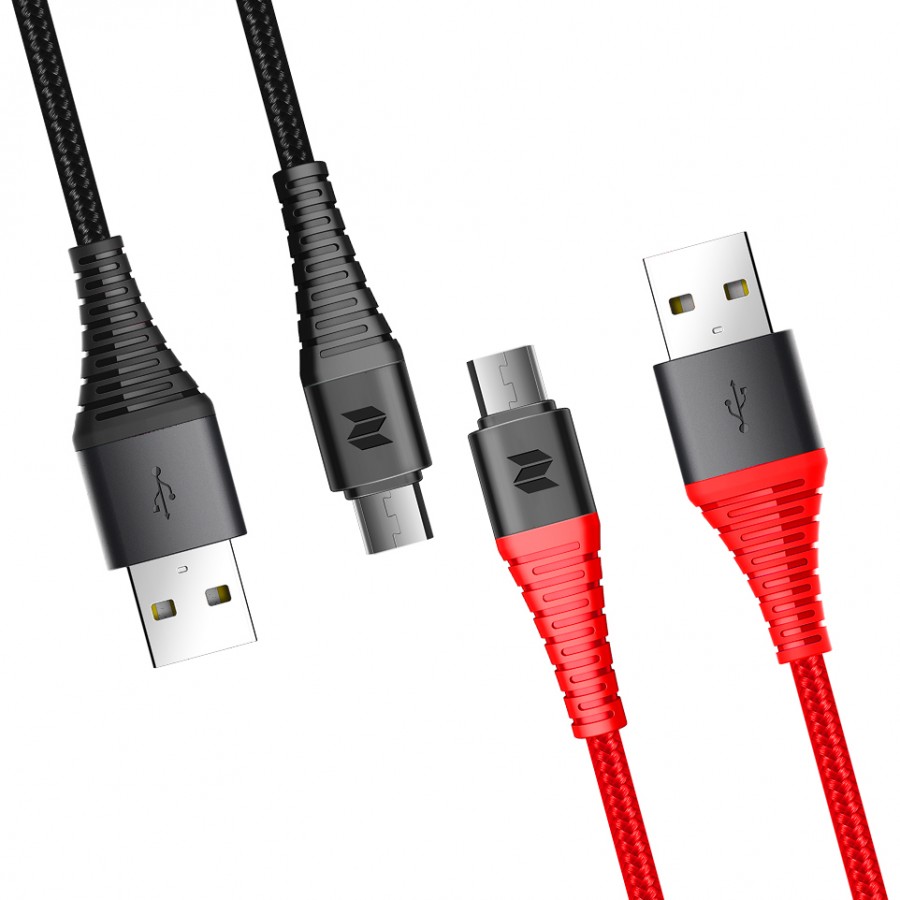 Rock Space Z9 Hi-Tensile Micro USB Şarj ve Data Aktarım Kablosu 120cm 2A