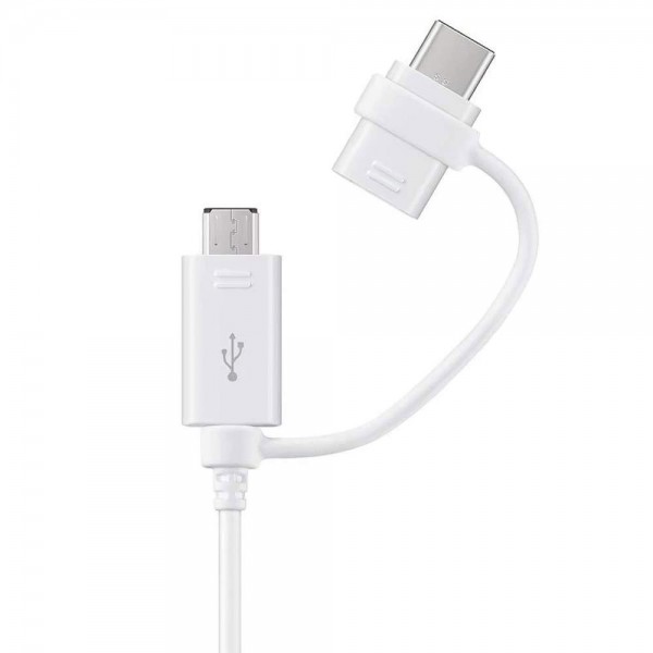 Samsung DG930D 2in1 Micro USB + Type-C Combo Kablo Beyaz EP-DG930DWEGW…