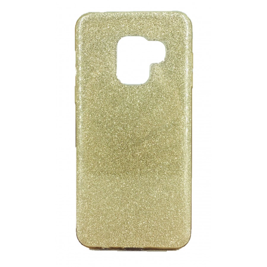 Samsung A8 2018 (A530) 3in1 Simli Silikon Arka Kapak Gold