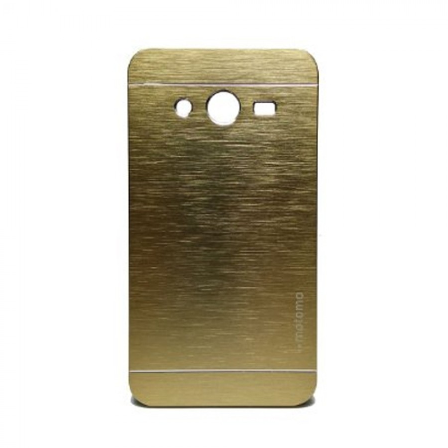 Samsung Core 2 G355 Metal Arka Kapak Motomo Gold