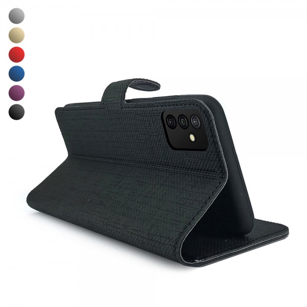 Samsung Galaxy A04s Kılıf FitCase Fabric Kapaklı Cüzdanlı…