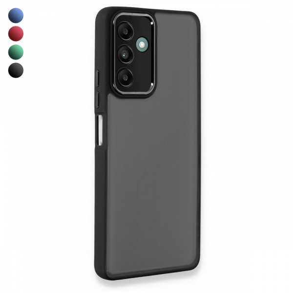 Samsung Galaxy A04s Kılıf Freya Lazer Lens Kamera Çerçeveli Siliko…