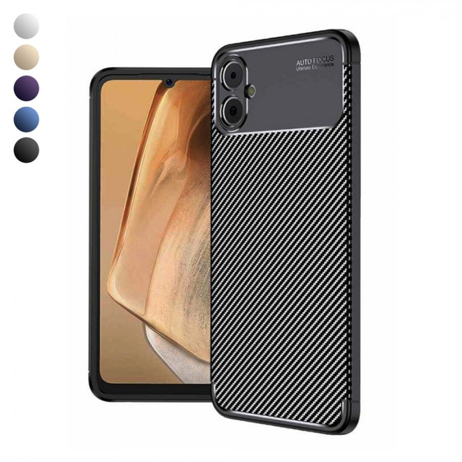 Samsung Galaxy A05 Kılıf Focus Carbon Silikon Kapak