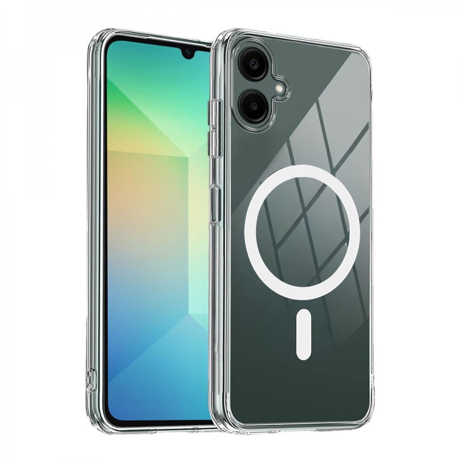Samsung Galaxy A07 Kılıf Combo Seri Magsafe Sert Şeffaf Kapak Samsung Galaxy A07 Kılıf Combo Seri Magsafe Sert Şeffaf Kapak