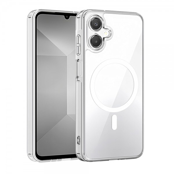 Samsung Galaxy A07 Kılıf Magsafe Özellikli Şeffaf Silikon Kapak… Samsung Galaxy A07 Kılıf Magsafe Özellikli Şeffaf Silikon Kapak…